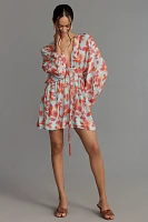 Pranella Astra Tahiti Days Printed Mini Kaftan