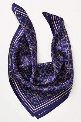 Elegancia Tropical Royal Labyrinth Silk Scarf