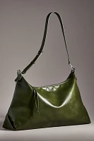 Melie Bianco Faux-Leather Slouchy Bag