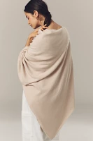 Flat White Lightweight Poncho Sweater