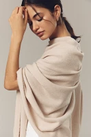 Flat White Lightweight Poncho Sweater