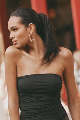 Mod Square Hoop Earrings