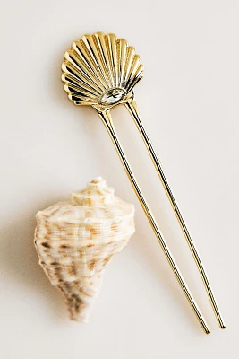 Ettika Scalloped Shell Hair Pin