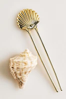 Ettika Scalloped Shell Hair Pin
