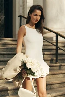 Endless Rose Bubble-Hem Ruffle Drop-Waist Mini Dress
