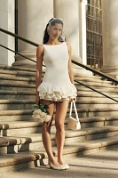 Endless Rose Bubble-Hem Ruffle Drop-Waist Mini Dress