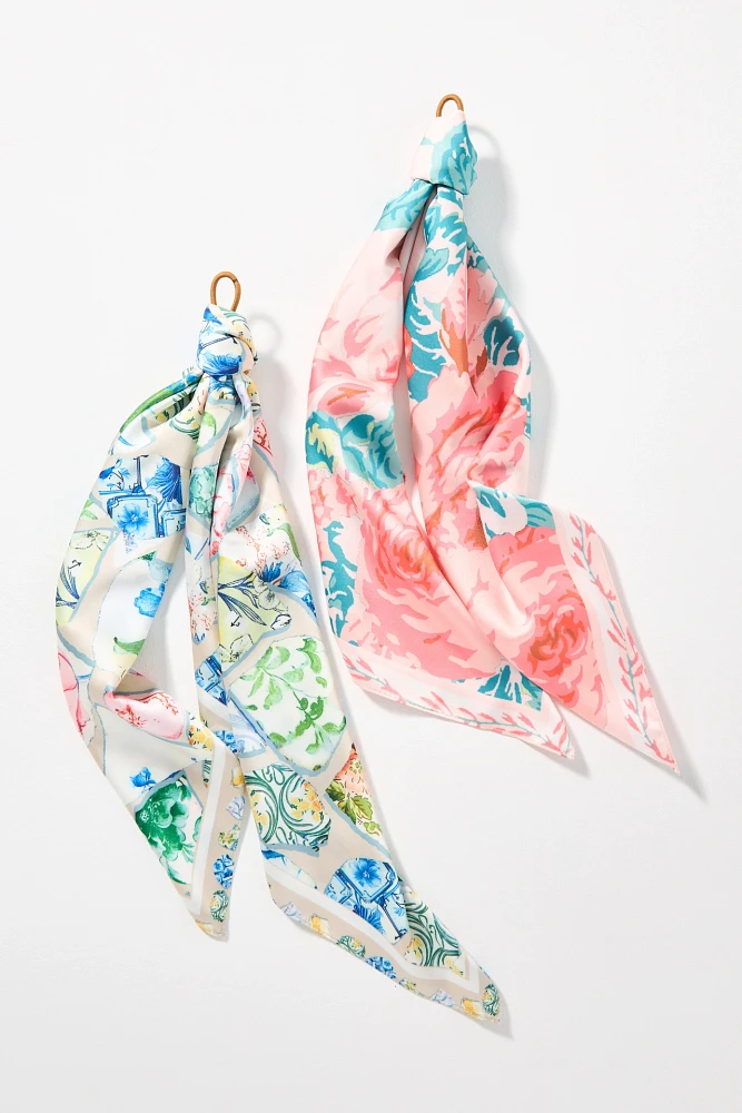 Gardenia Floral Hair Scarf