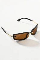 Fifth & Ninth Zuri Rectangle Sunglasses