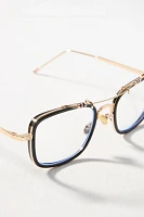 Fifth & Ninth Square Aviator Blue Light Glasses