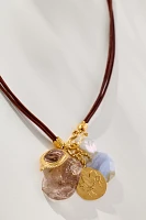 Chan Luu Antigua Leather Charm Necklace