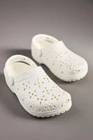 Crocs Classic Floral Cutout Clogs