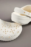 Crocs Classic Floral Cutout Clogs