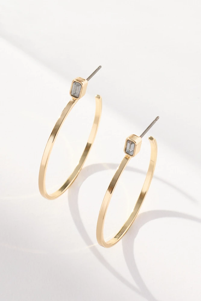 Beaded Hoop Earrings