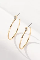 Beaded Hoop Earrings