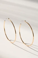 Large Sparkle Hoop Earrings
