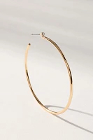 Large Sparkle Hoop Earrings