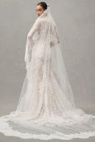 Watters Frances Single-Tier Cathedral Veil