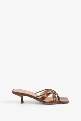 Intentionally Blank Eli Thong Kitten Heels
