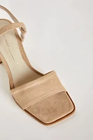 Intentionally Blank Validated Ankle Strap Block Heels