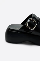 Intentionally Blank Nell Platform Slide Sandals