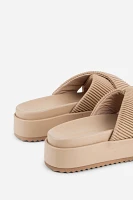 Intentionally Blank Sylvie Platform Slide Sandals