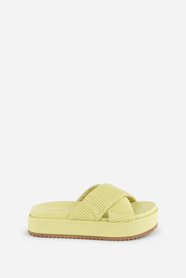 Intentionally Blank Sylvie Platform Slide Sandals
