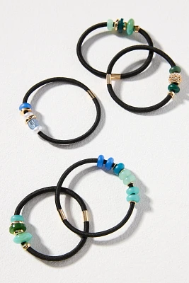 Mixed Beaded Hair Ties
