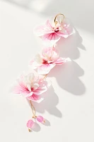Hawaiian Floral Drop Earrings
