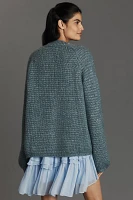 By Anthropologie Paillette Cardigan Sweater