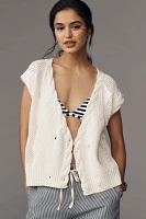 Maeve Cable-Knit Sweater Vest