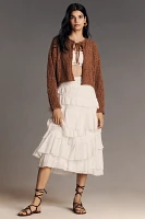 By Anthropologie Pointelle Cardigan Sweater