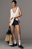 By Anthropologie Sporty V-Neck Sweater Vest
