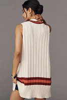 By Anthropologie Sporty V-Neck Sweater Vest