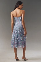 Helsi Francine Strapless Sweetheart 3D Embellished Midi Dress