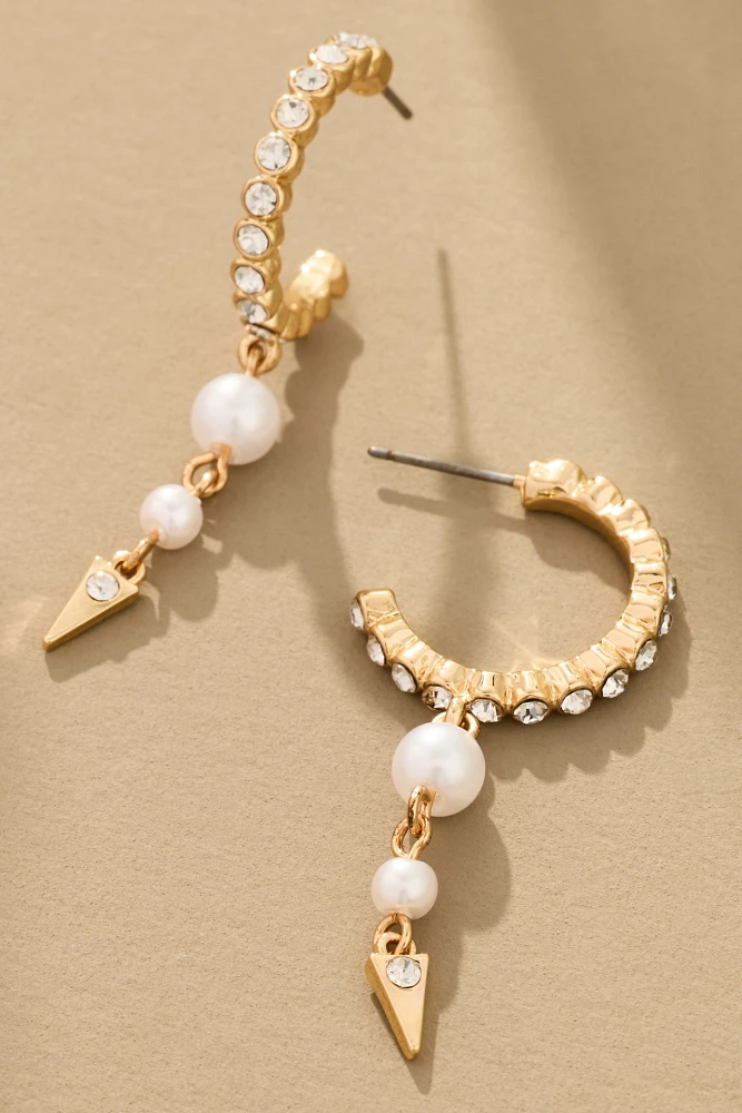 Pearl Crystal Earrings
