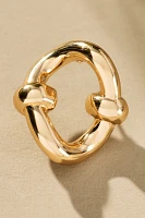 Twisted Knot Huggie Earrings