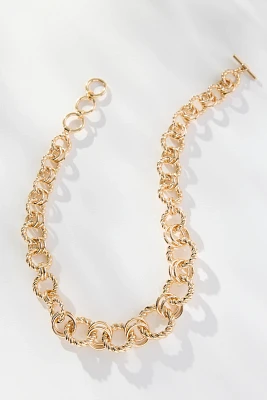 By Anthropologie Nautical Chain Link Necklace
