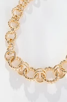 By Anthropologie Nautical Chain Link Necklace