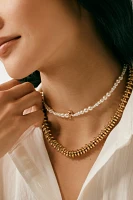 Gold Beaded Necklace