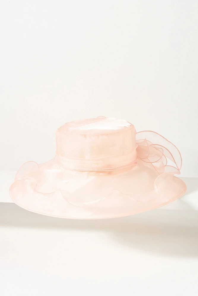 San Diego Hat Co. Organza Wide-Brim