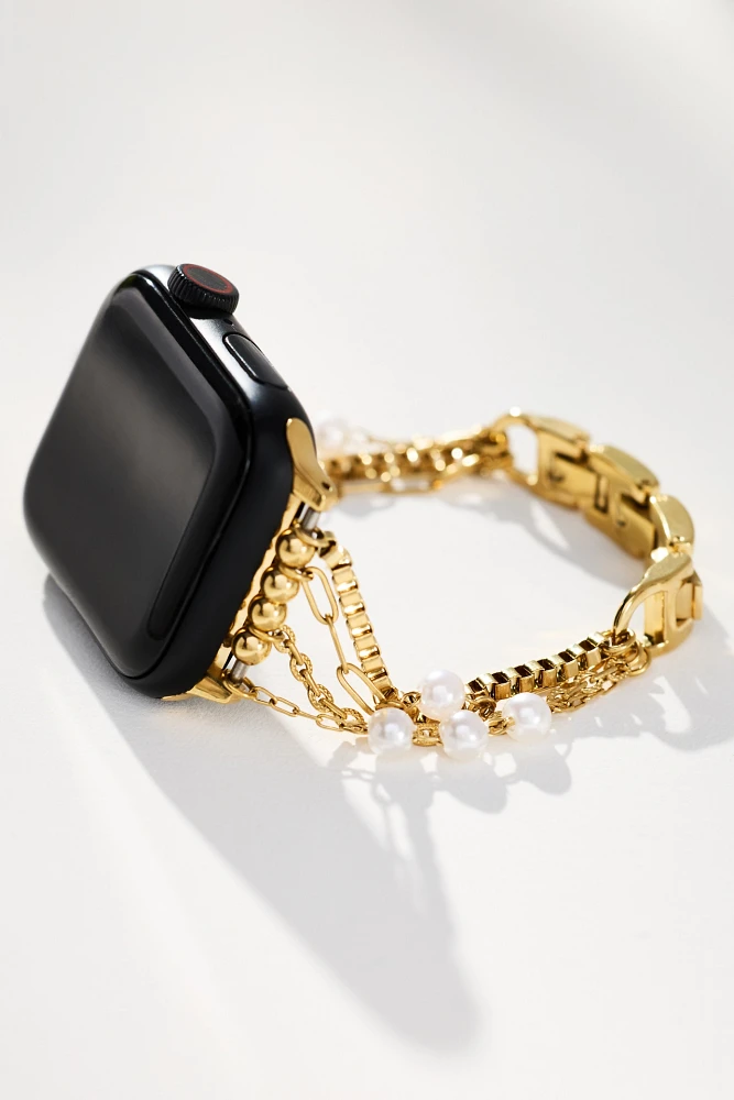 Posh Tech Cape Pearl Chain Apple Watch Band