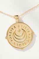 Jane Win Sisters Forever Original Pendant Coin Necklace