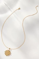 Jane Win Hope Petite Embellished Coin Necklace