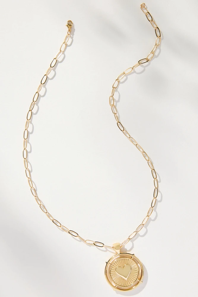 Jane Win El Corazon Love Pendant Necklace