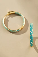 Nickho Rey Sport Tire Hoop Earrings