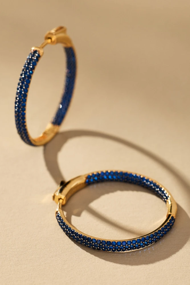 Nickho Rey Sport Tire Hoop Earrings