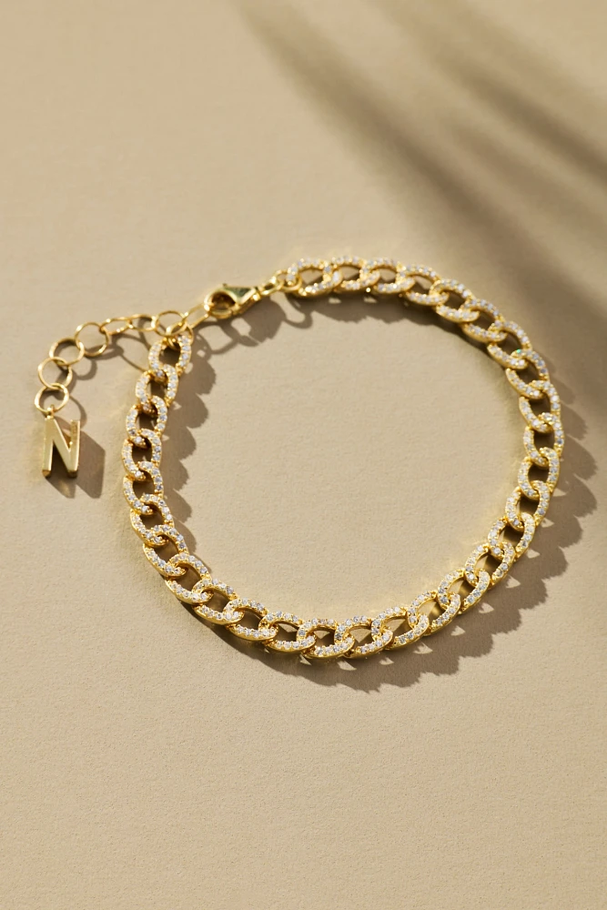 Nickho Rey Anastasia Crystal Chain Bracelet