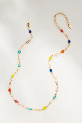Infinity Gemstone Necklace