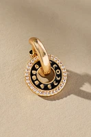 Icon Charm Huggie Hoop Earrings
