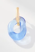 Lucite Huggie Hoop Earrings